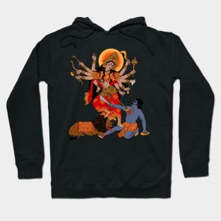 Goddess of Power : Durga (color) Hoodie